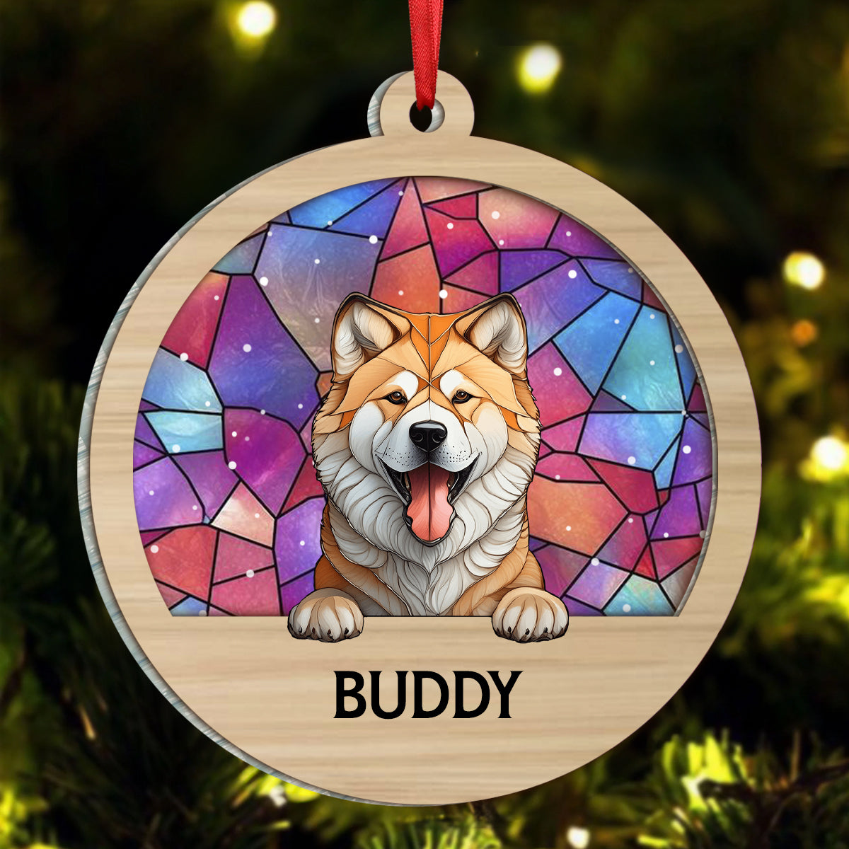 Best Friend For Life Dog Cat Christmas - Personalized Acrylic Ornament