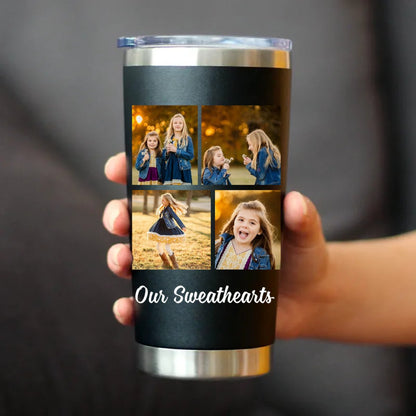 20oz Personalized Stainless Steel Tumbler - Leak Proof Insulated Cup - Makezbright Gifts