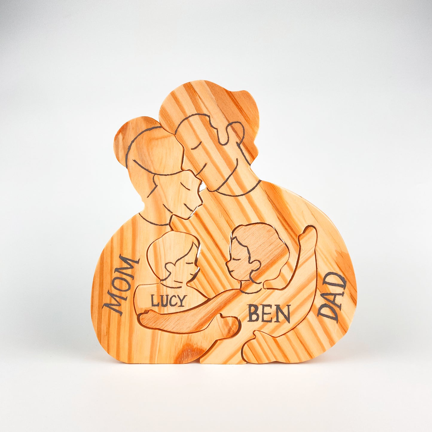 MakeZBright Wooden Family - V2