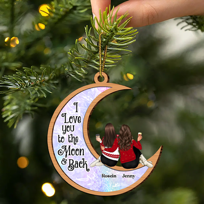 It Takes A Long Time To Grow An Old Friend Christmas Backside - Personalized Circle Acrylic Ornament