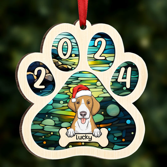 Have A Sweet Pawlidays - Dog & Cat Personalized Custom Ornament - Acrylic Paw Shaped - Christmas Gift For Pet Owners, Pet Lovers