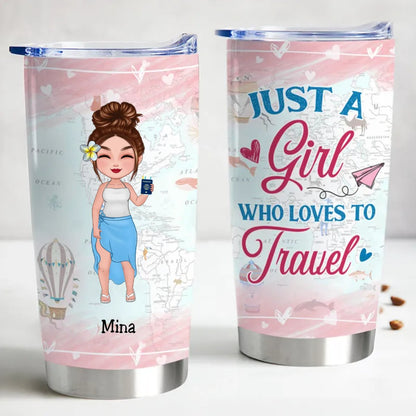 Adventure - Ready 20oz Personalized Stainless Steel Tumbler - Makezbright Gifts