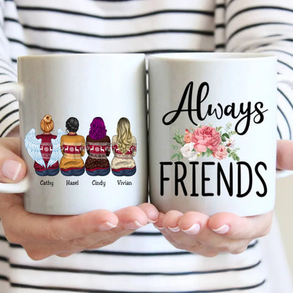 Always Friends - Personalized Mug - Makezbright Gifts