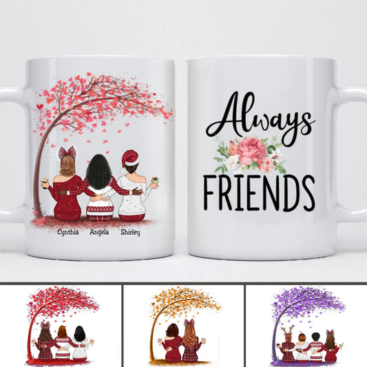 Always Friends - Personalized Mug - Makezbright Gifts