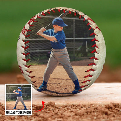 Baseball, Softball Players - Custom Photo Behind Every Baseball Player - Personalized Baseball, Softball - Makezbright Gifts