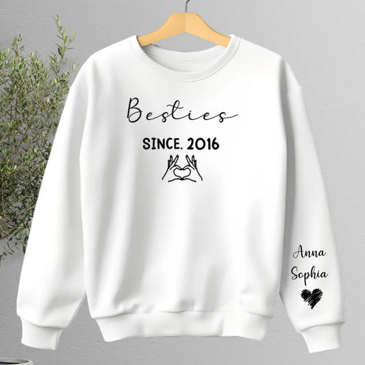 Besties - A Pinky Promise Of Us - Personalized Sweatshirt - Makezbright Gifts