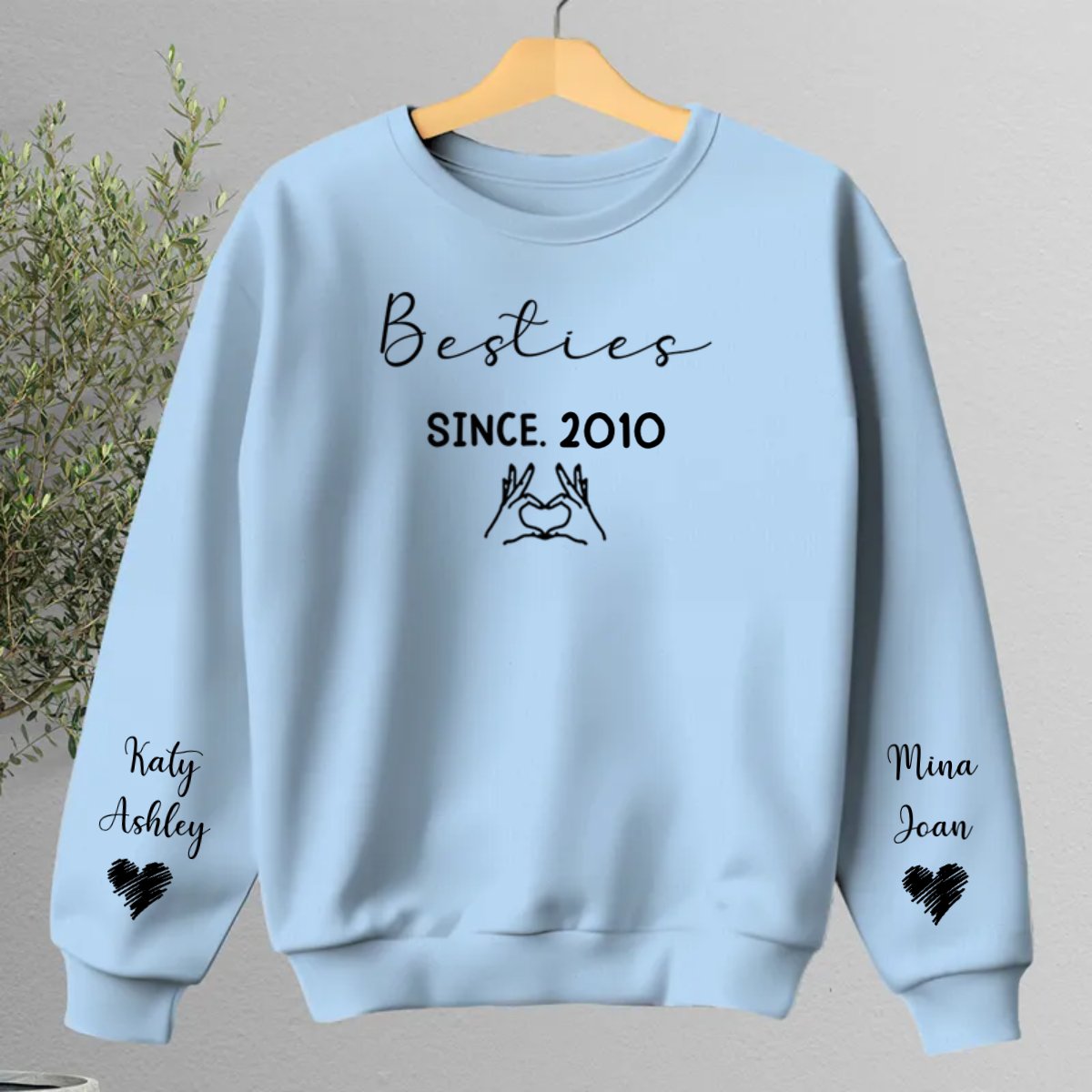 Besties - A Pinky Promise Of Us - Personalized Sweatshirt - Makezbright Gifts