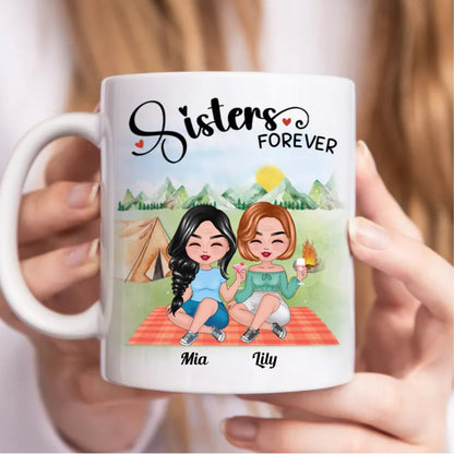 Besties - Besties Forever - Personalized Mug (AA) - Makezbright Gifts