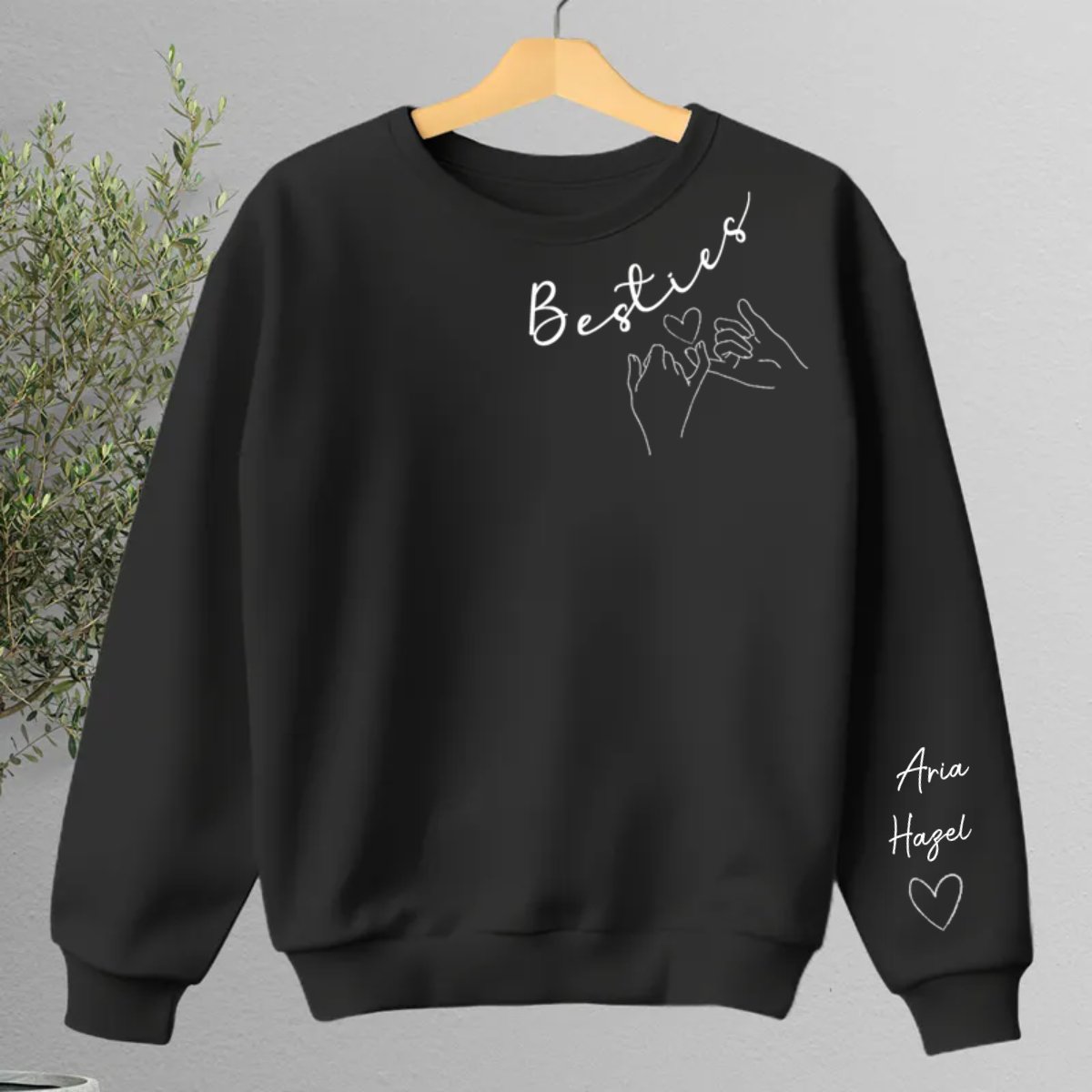 Besties - Besties Forever - Personalized Sweatshirt (BU) - Makezbright Gifts