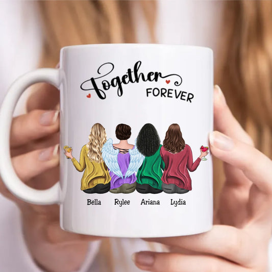 Besties - Together Forever - Personalized Mug (Ver. 2) - Makezbright Gifts