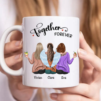 Besties - Together Forever - Personalized Mug (Ver. 2) - Makezbright Gifts