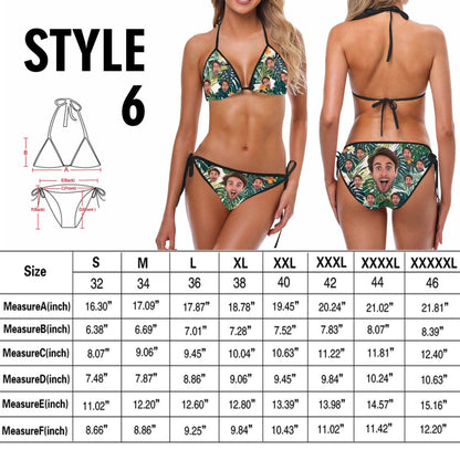 Bikini - Personalized One - Piece or Two - Piece Swimwear - Personalized Swimsuit (MC) - Makezbright Gifts