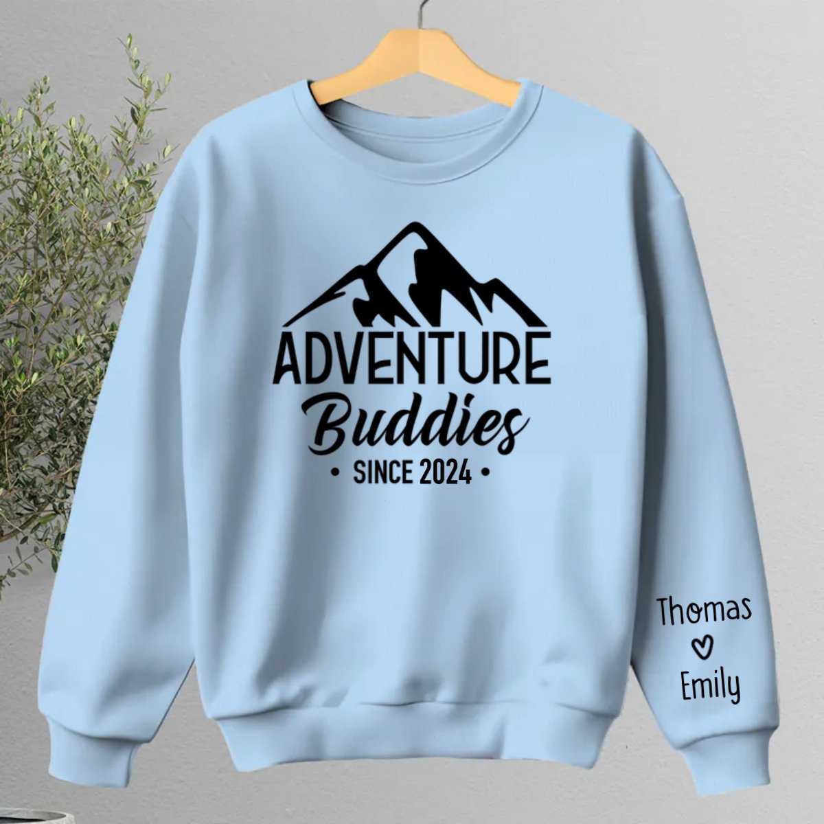 Couple - Adventure Buddies For Life - Personalized Sweater - Makezbright Gifts