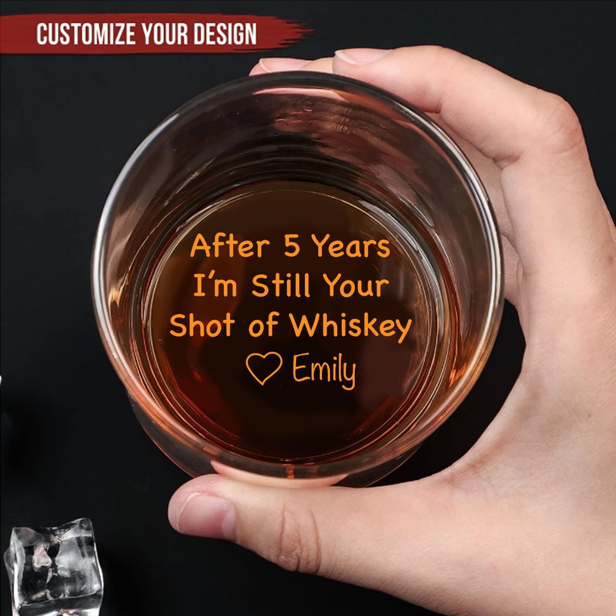 Couple - After Years I'm Still Your Shot Of Whiskey - Personalized Engraved Whiskey Glass - Makezbright Gifts