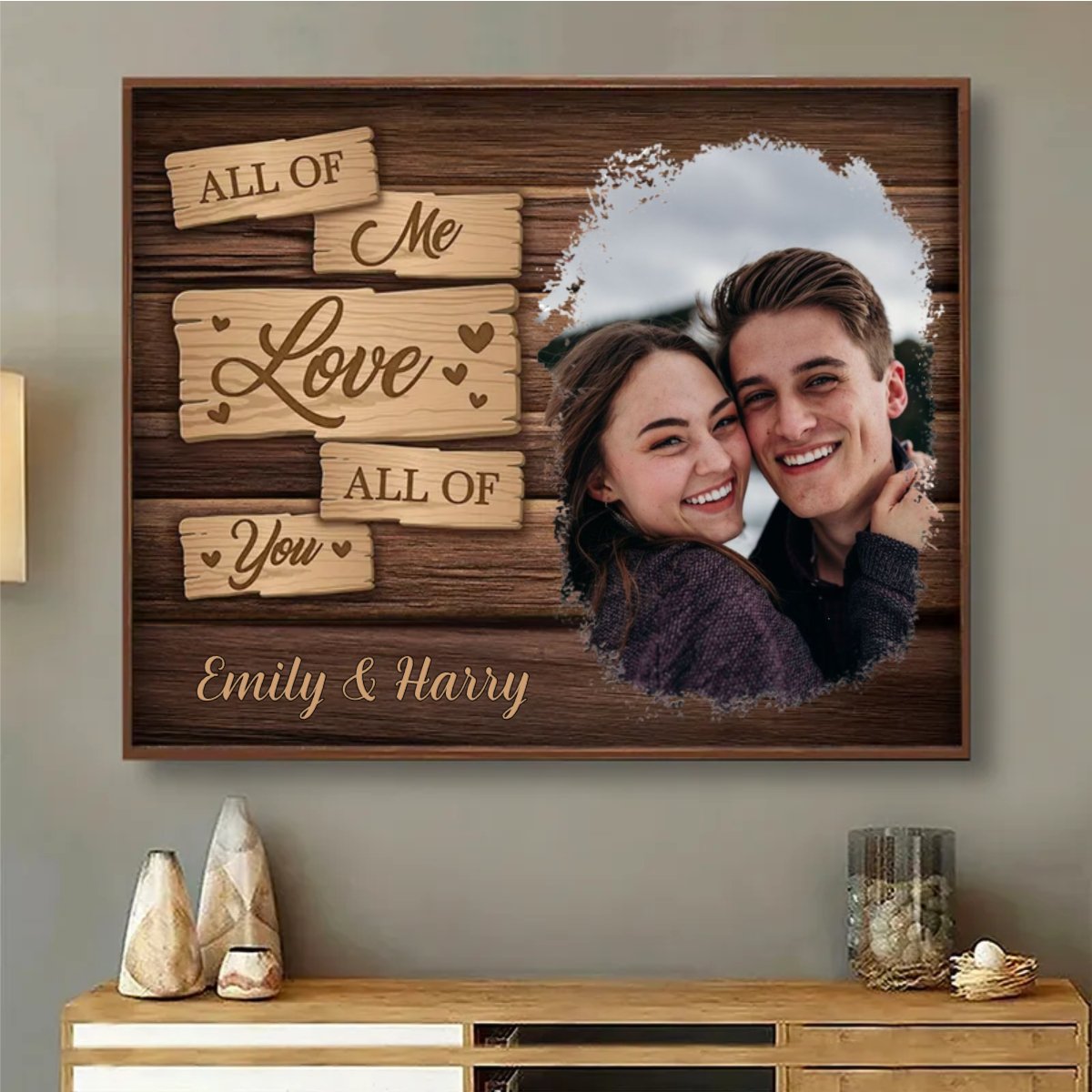 Couple - I Completely Love You - Personalized Poster - Makezbright Gifts