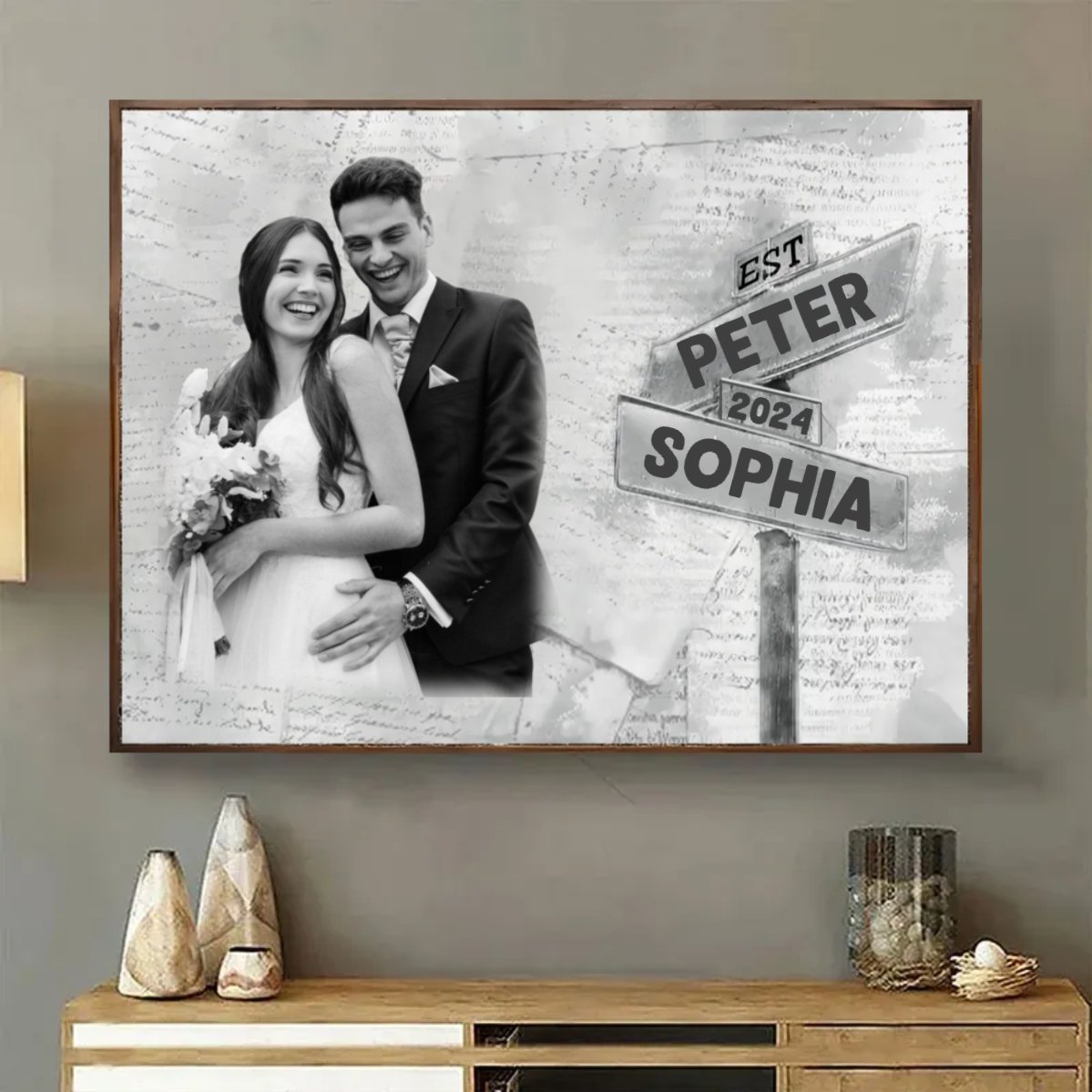 Couple - I Need You Because I Love You - Personalized Poster - Makezbright Gifts