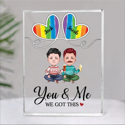 Couple LGBT - Together Since - Personalized Acrylic Plaque (SA) - Makezbright Gifts