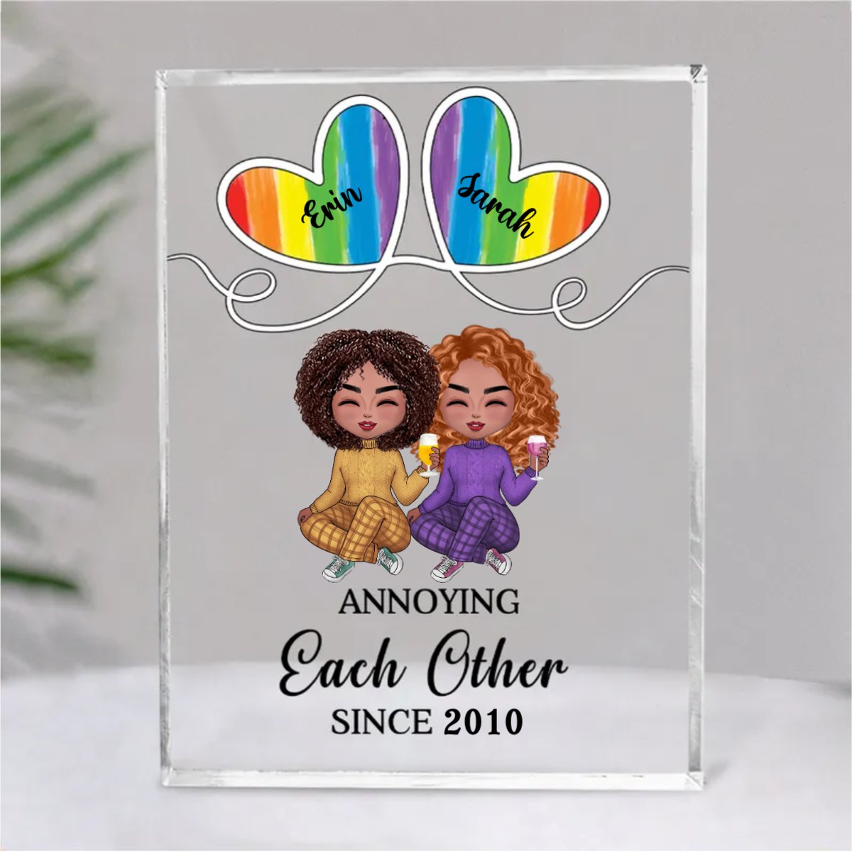 Couple LGBT - You & Me We Got This - Personalized Acrylic Plaque (SA) - Makezbright Gifts