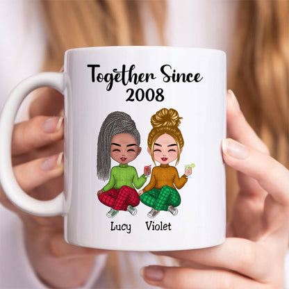 Couple - Together Since Husband And Wife - Personalized Mug - Makezbright Gifts