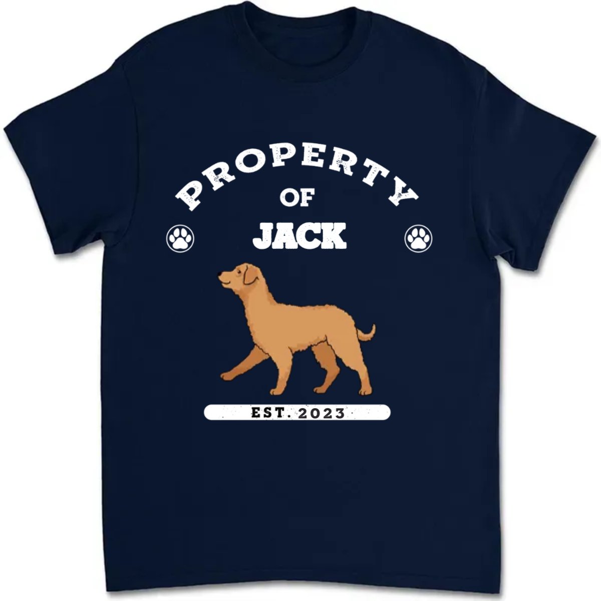 Dog Lovers - Dog Property - Personalized T - Shirt - Makezbright Gifts