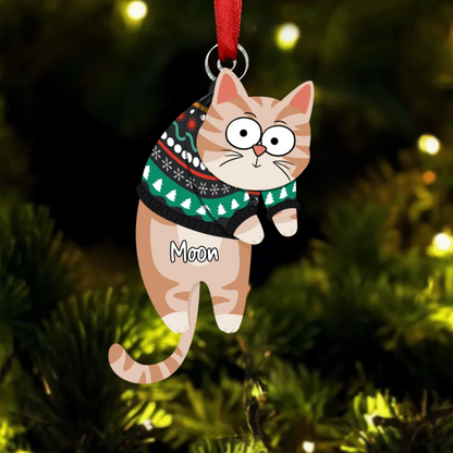 Have Yourself A Very Meowy Christmas - Cat Personalized Custom Ornament - Acrylic Custom Shaped - Christmas Gift For Pet Owners, Pet Lovers