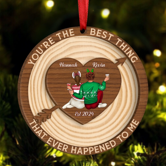 The Best Thing I Never Planned - Personalized Wooden Ornament