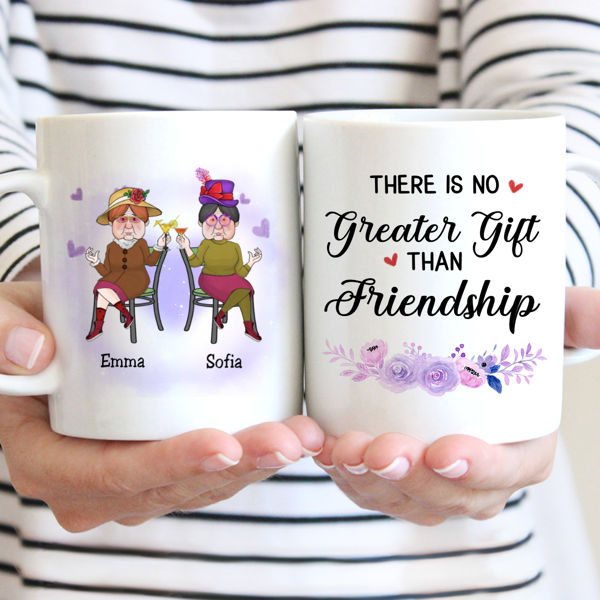 Friends - There Is No Greater Gift Than Friendship - Personalized Mug