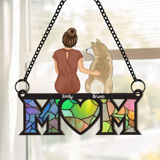 Pet Parents - Personalized Window Hanging Suncatcher Ornament