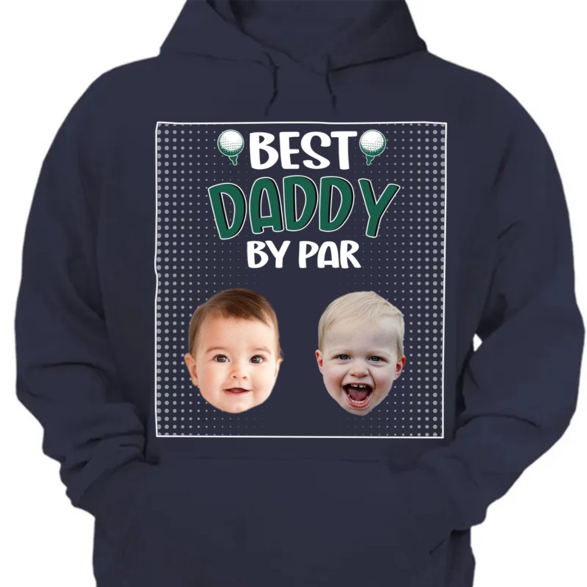 Family - Best Daddy By Par - Personalized Unisex T - shirt, Hoodie, Sweatshirt - Makezbright Gifts