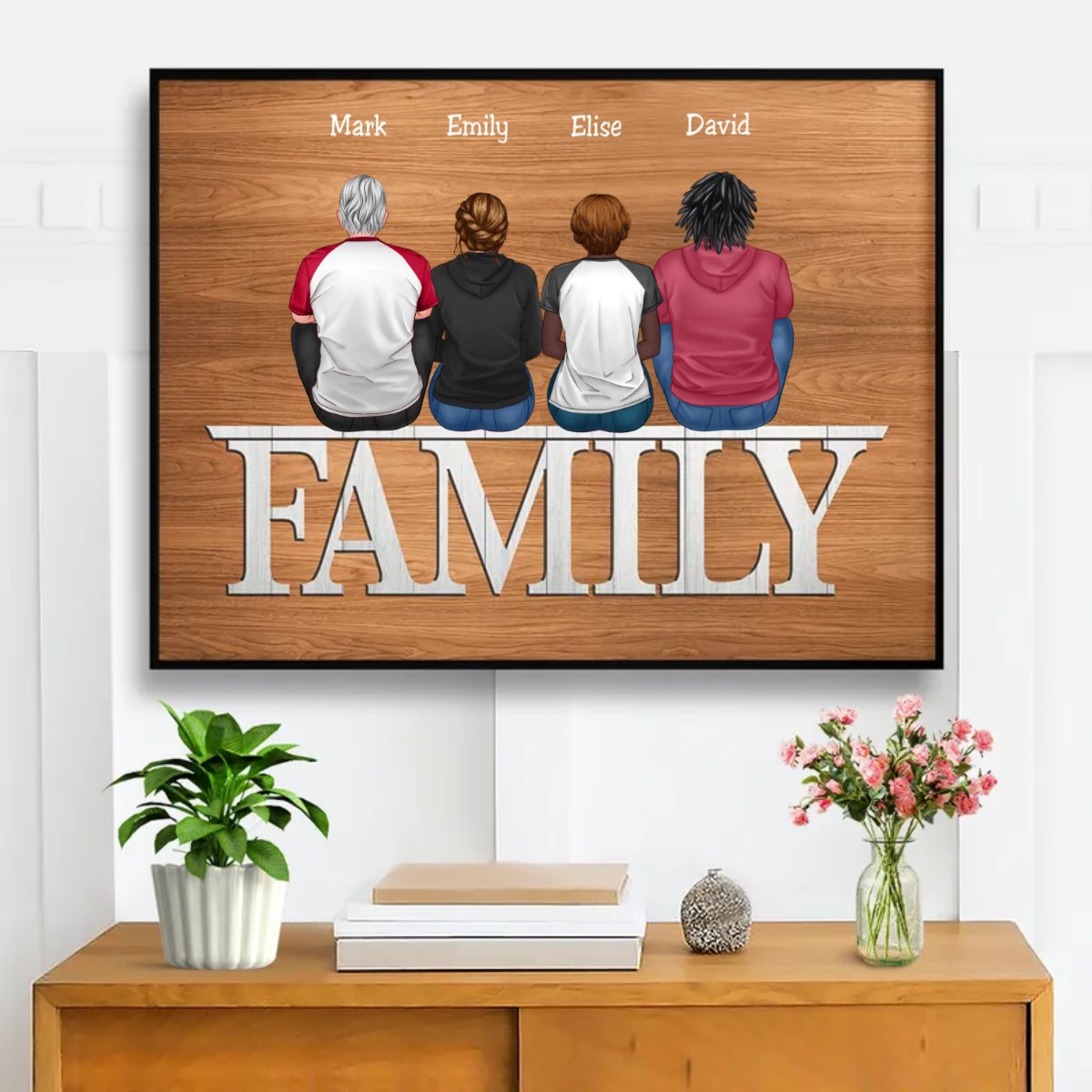 Family - Brothers & Sitters - Personalized Poster - Makezbright Gifts