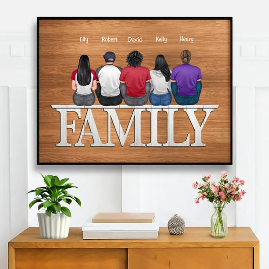 Family - Brothers & Sitters - Personalized Poster - Makezbright Gifts