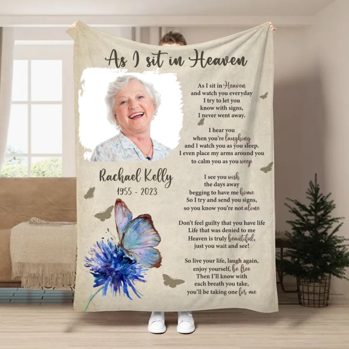 Family - Custom Photo I Try To Let You Know With Signs - Personalized Blanket (TB) - Makezbright Gifts