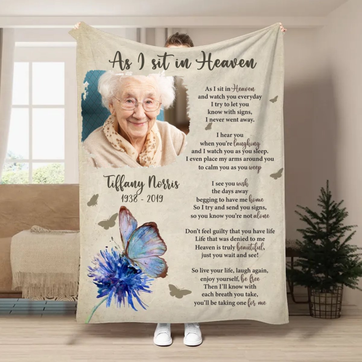 Family - Custom Photo I Try To Let You Know With Signs - Personalized Blanket (TB) - Makezbright Gifts