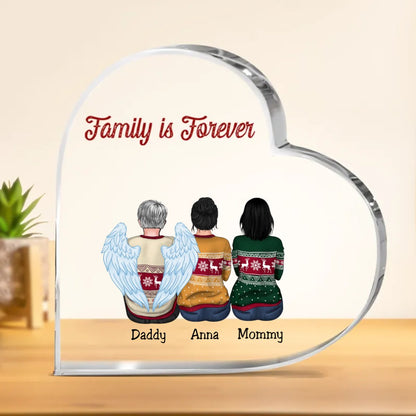 Family - Family Is Forever - Personalized Acrylic Plaque - Makezbright Gifts