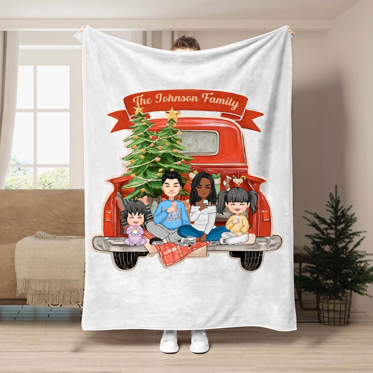 Family - Family Is Forever - Personalized Blanket (AA) - Makezbright Gifts