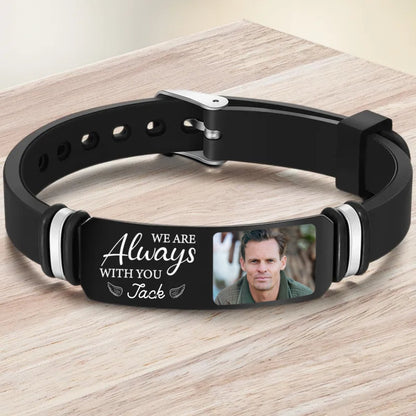 Family - I Am Always With You Memorial Sympathy Gift - Personalized Bracelet (TL) - Makezbright Gifts