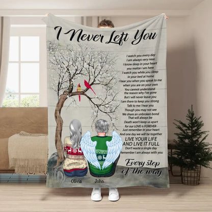 Family - I Never Left You - Personalized Blanket - Makezbright Gifts