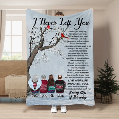 Family - I Never Left You - Personalized Blanket(NV) - Makezbright Gifts