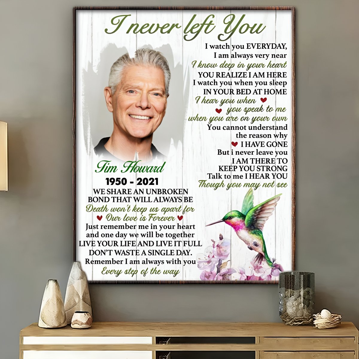 Family - I Never Left You - Personalized Poster - Makezbright Gifts