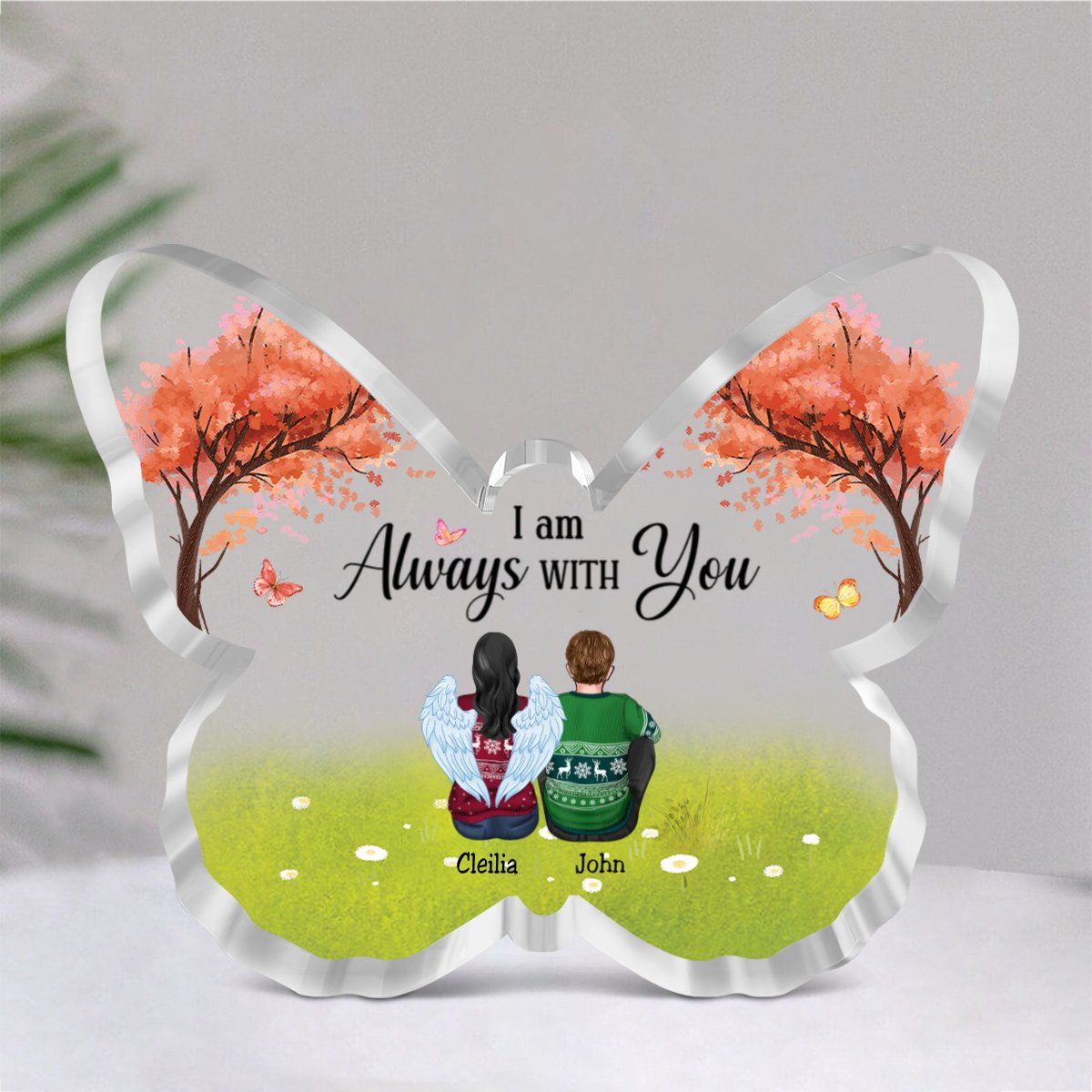 Family - I'm Always With You - Personalized Acrylic Plaque - Makezbright Gifts