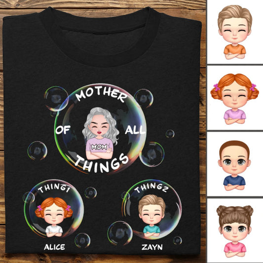 Family - Mother Of All Things - Personalized Unisex T - Shirt - Makezbright Gifts