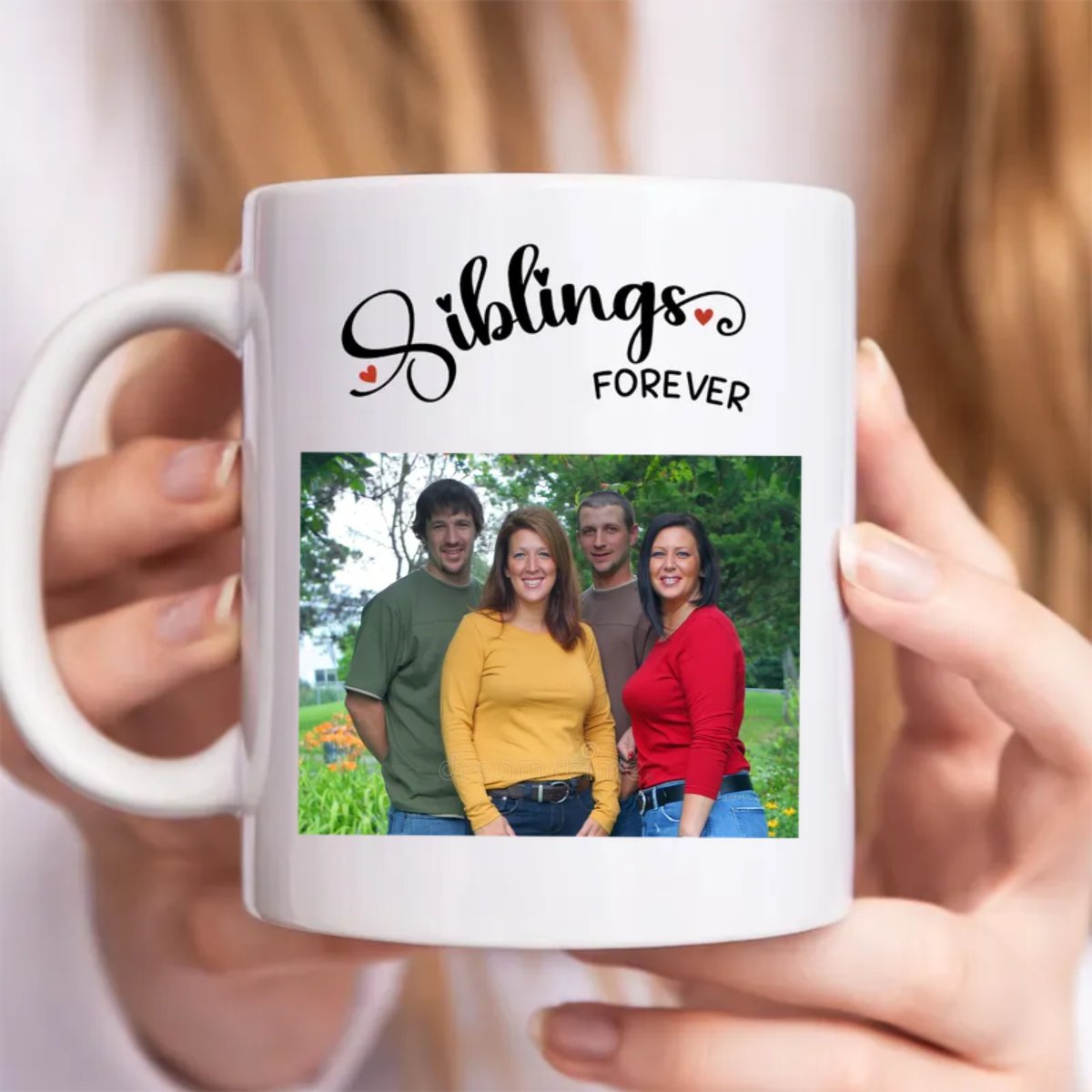 Family - Siblings Forever - Personalized Mug - Makezbright Gifts