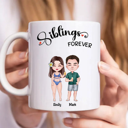 Family - Siblings Forever - Personalized Mug - Makezbright Gifts