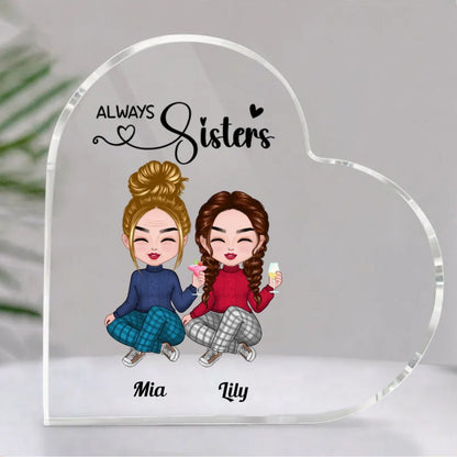 Family - Together Forever - Personalized Acrylic Plaque (LH) - Makezbright Gifts