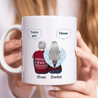 Family - We Miss You A Letter From Heaven To You - Personalized Mug (NV) - Makezbright Gifts