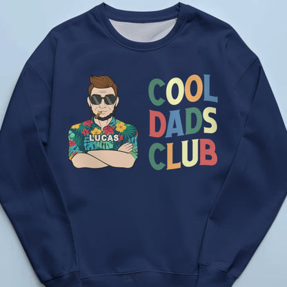 Father - Cool Dads Club Retro - Personalized Unisex T - shirt, Hoodie, Sweatshirt - Makezbright Gifts