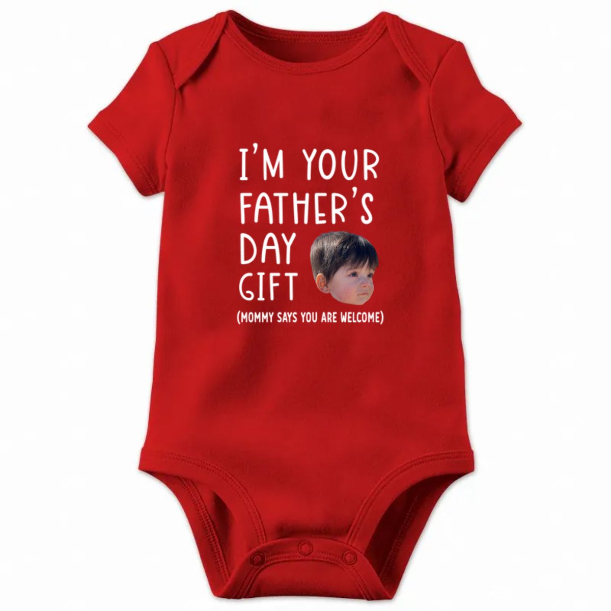 Father's Day - Custom Photo I'm Your Father's Day Gift - Personalized Baby Onesies (HJ) - Makezbright Gifts