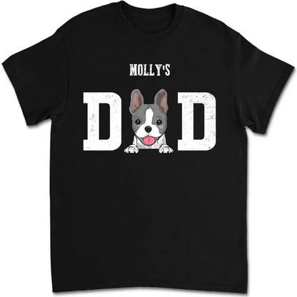 Father's Day - Dog Dad - Personalized T - shirt - Makezbright Gifts