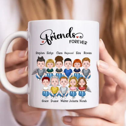 Friends - Friends Forever - Personalized Mug - Makezbright Gifts