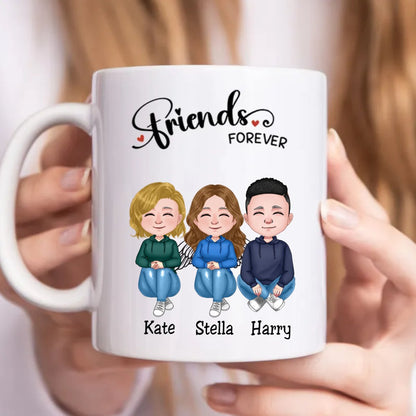 Friends - Friends Forever - Personalized Mug - Makezbright Gifts